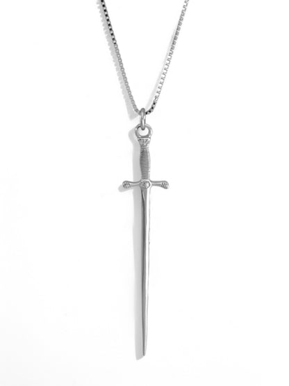 The Silvet Long Dagger Necklace