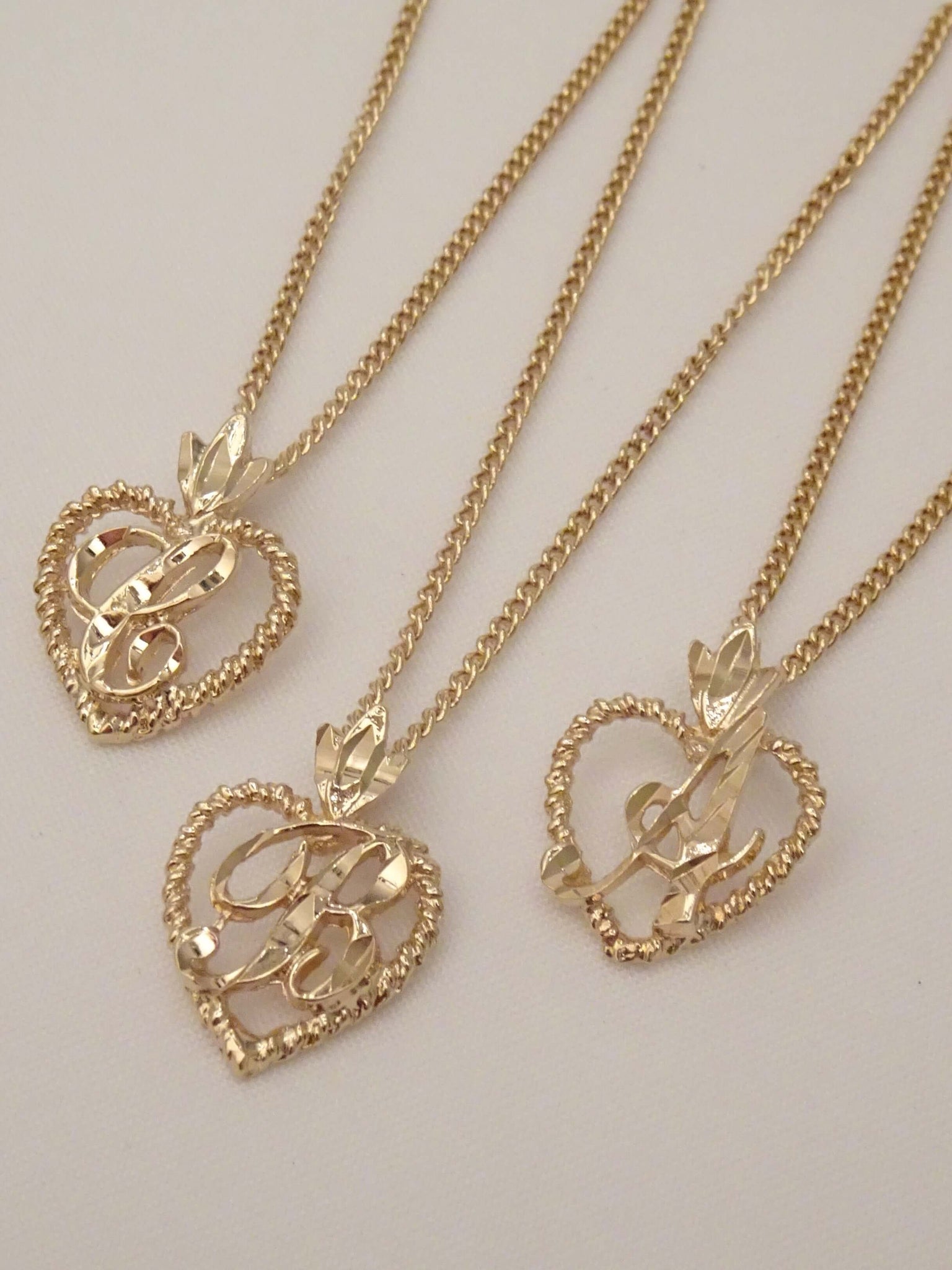 ARZONAI Gorgeous Alphabet 'S' & Tiny Heart Pendant Locket Chain Double Pendant  Initial Letter n Cute